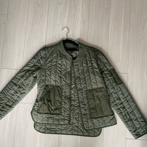Banana Republic Jackets & Blazers - Green banana republic bomber jacket